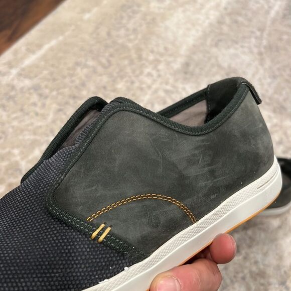 AHNU Mens Leather Slip On Loafers Tennis Shoes
Sz US 8.5 Blue Green - Picture 9 of 9